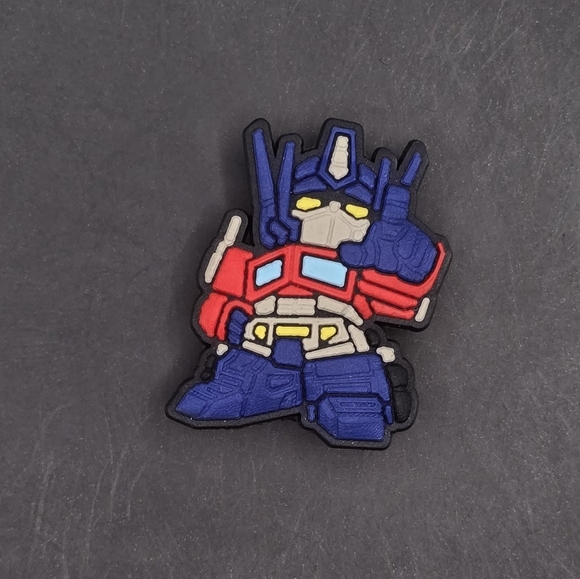 (5/$15) Optimus Prime Croc Charm - Picture 1 of 2